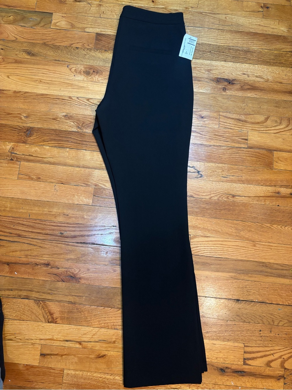 Good American Black Bootcut Ponte Pants
